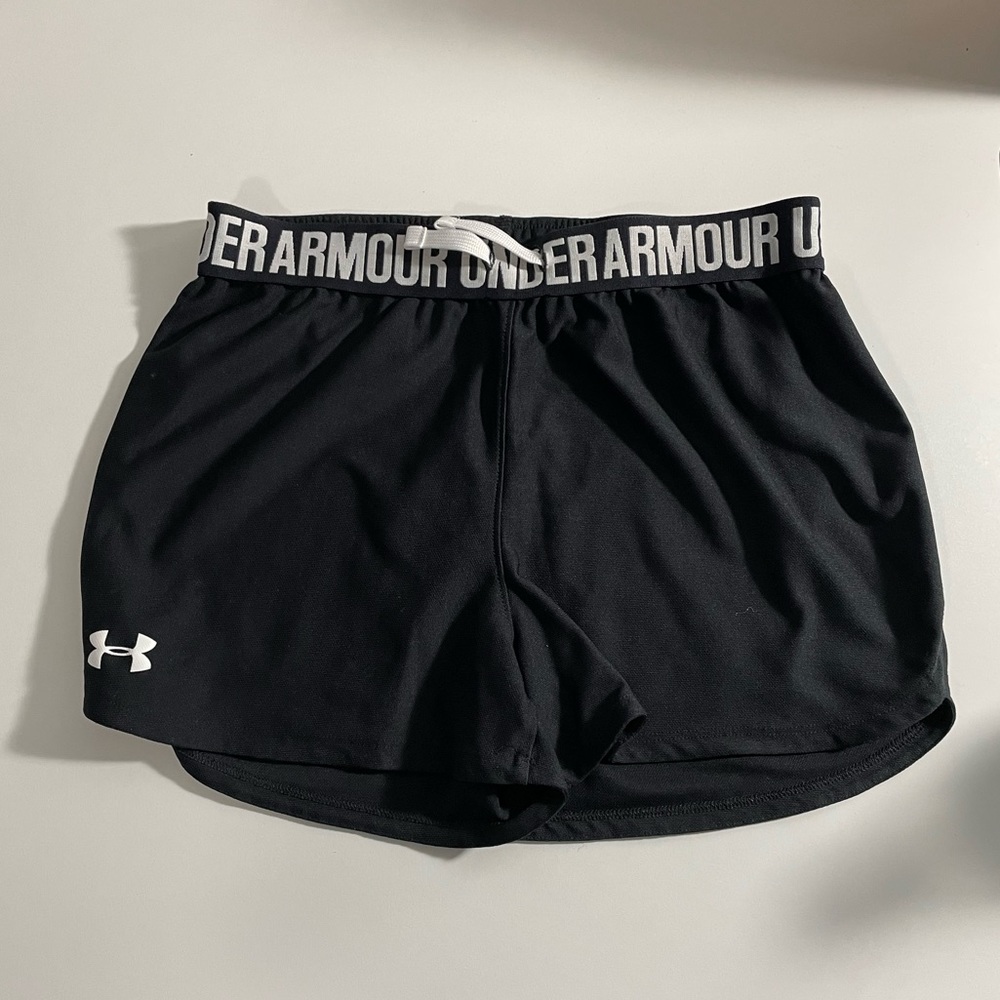 Under Armour Black Girl’s UA Play Up Athletic Shorts